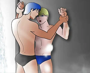 MY Gay-for-pay Mate GAVE ME A Lil\' HELP IN THE Bathroom -  MY STR8 Mate EP  02 - YAOI BL Fag Anime porn ANIME