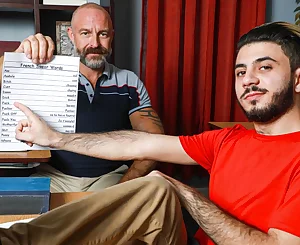 Musclebear Montreal & Adrian Rose in French Lessons With My Stepfather