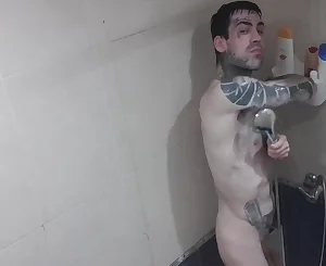 A Douche In A Shower By Sr.dickxxl